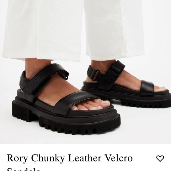 ALLSAINTS Rory Chunky Leather Sandals - Picture 9 of 16